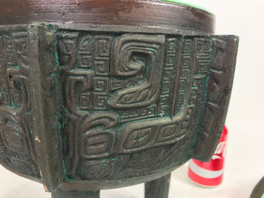 Vintage Ice Bucket Butler Reproduction Of The Shiang Dynasty Urn Used By Chinese Emperors And Nobles By Getz Bros & Co [Photo 19]