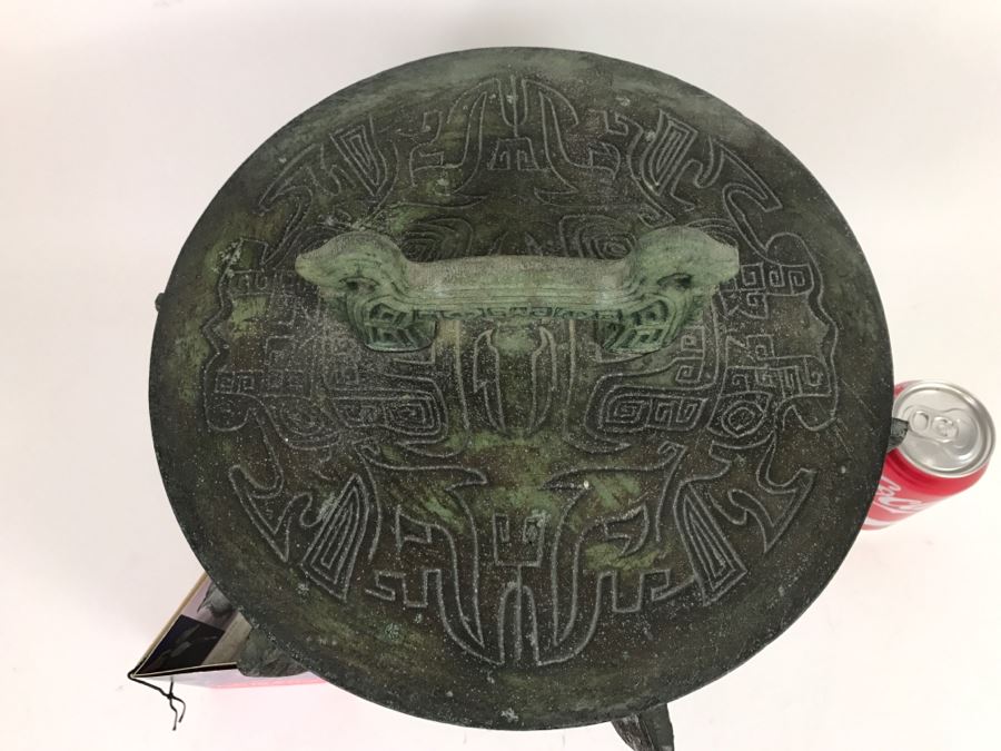 Vintage Ice Bucket Butler Reproduction Of The Shiang Dynasty Urn Used By Chinese Emperors And Nobles By Getz Bros & Co [Photo 7]