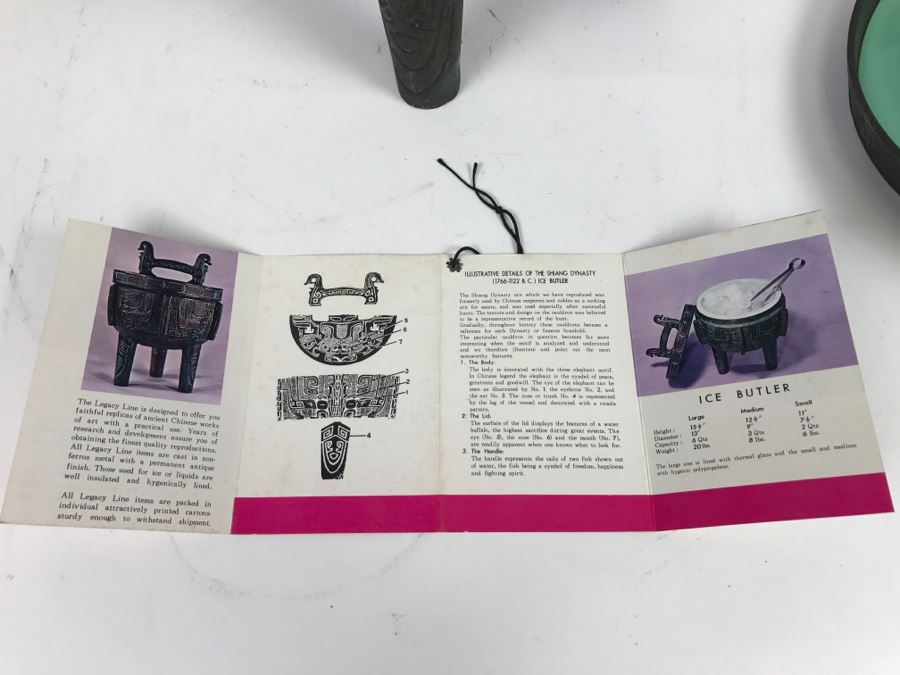 Vintage Ice Bucket Butler Reproduction Of The Shiang Dynasty Urn Used By Chinese Emperors And Nobles By Getz Bros & Co [Photo 15]