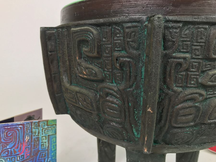 Vintage Ice Bucket Butler Reproduction Of The Shiang Dynasty Urn Used By Chinese Emperors And Nobles By Getz Bros & Co [Photo 13]