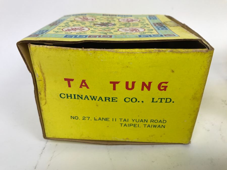Set Of 4 Ta Tung Chinaware Cups With Boxes [Photo 10]