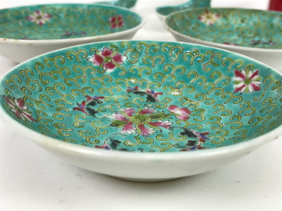 3 Chinese Bowls And 2 Spoons [Photo 5]