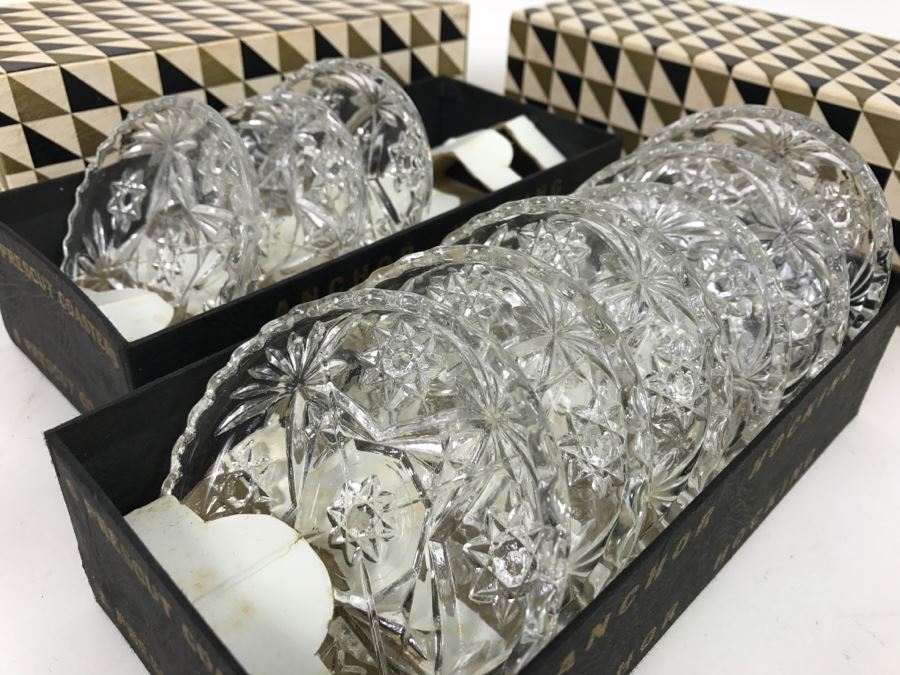 Vintage Anchor Hocking Round Glass Serving Dish With Boxes [Photo 5]