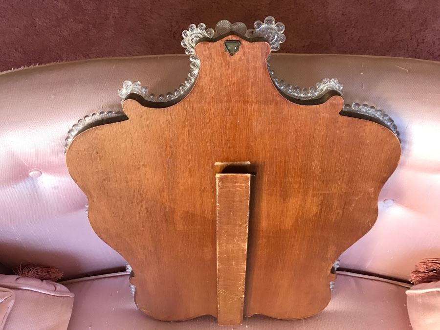 JUST ADDED - Large Venetian Vanity Table Mirror With Swing Arm Stand [Photo 10]