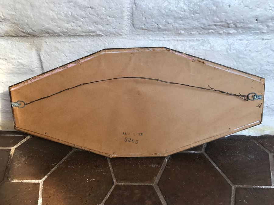 JUST ADDED - Framed Shadow Box Italian Print With Gilt Wood Ornamentation [Photo 6]