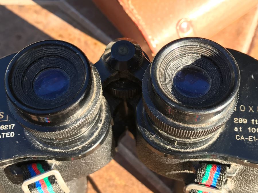 JUST ADDED - Vintage Binoculars 10 X 50MM With Leather Case Sears Model No. 6217 [Photo 6]