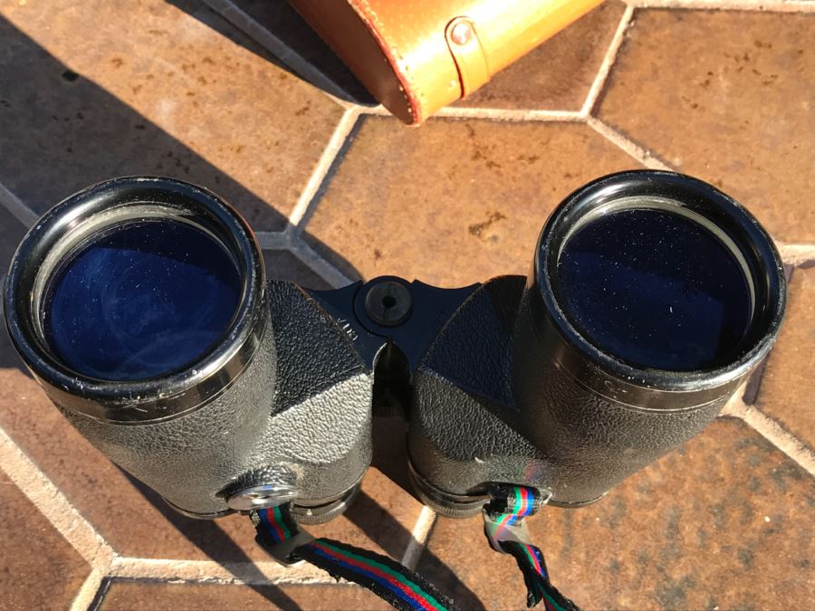 JUST ADDED - Vintage Binoculars 10 X 50MM With Leather Case Sears Model No. 6217 [Photo 8]