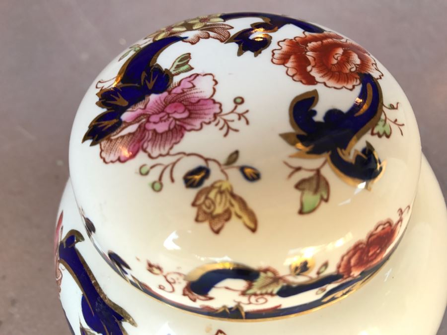 JUST ADDED - Chinoiserie Ginger Jar Mason's Ironstone Made In England Mandalay [Photo 4]
