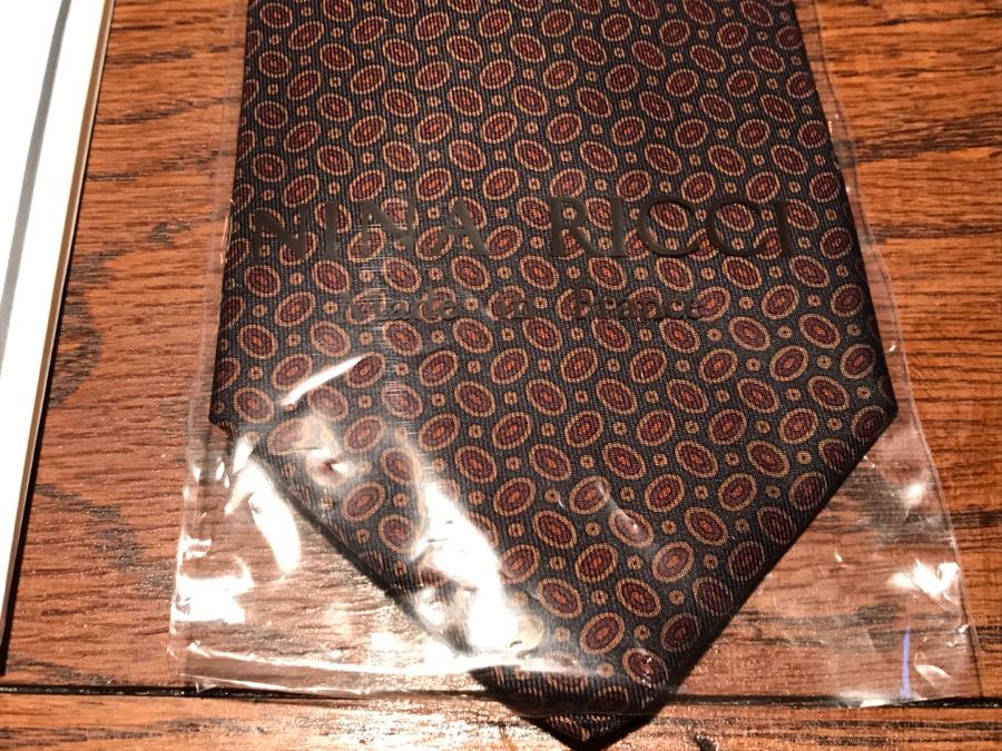 JUST ADDED - Men's New Silk Tie By Nina Ricci Paris [Photo 5]