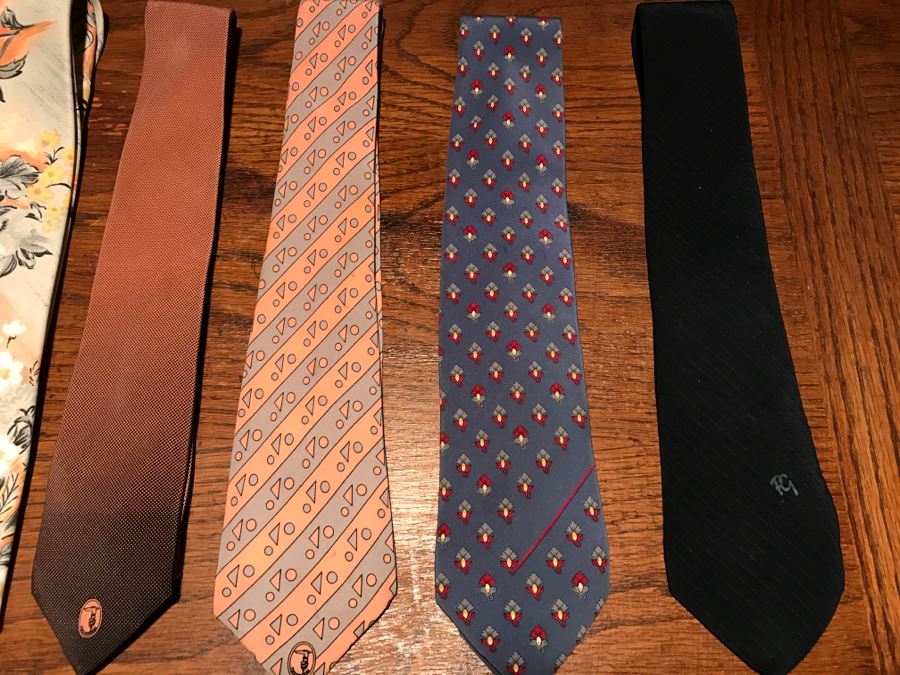 JUST ADDED - Collection Of Men's Designer Silk Ties By Hardy Amies ...