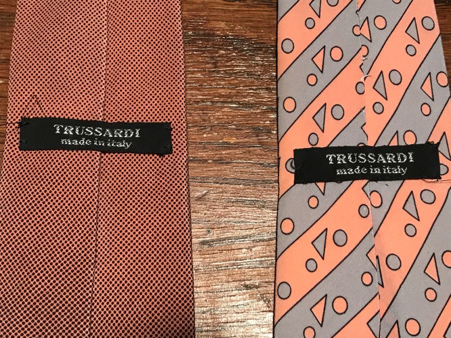 JUST ADDED - Collection Of Men's Designer Silk Ties By Hardy Amies, Valentino, Trussardi And More [Photo 11]