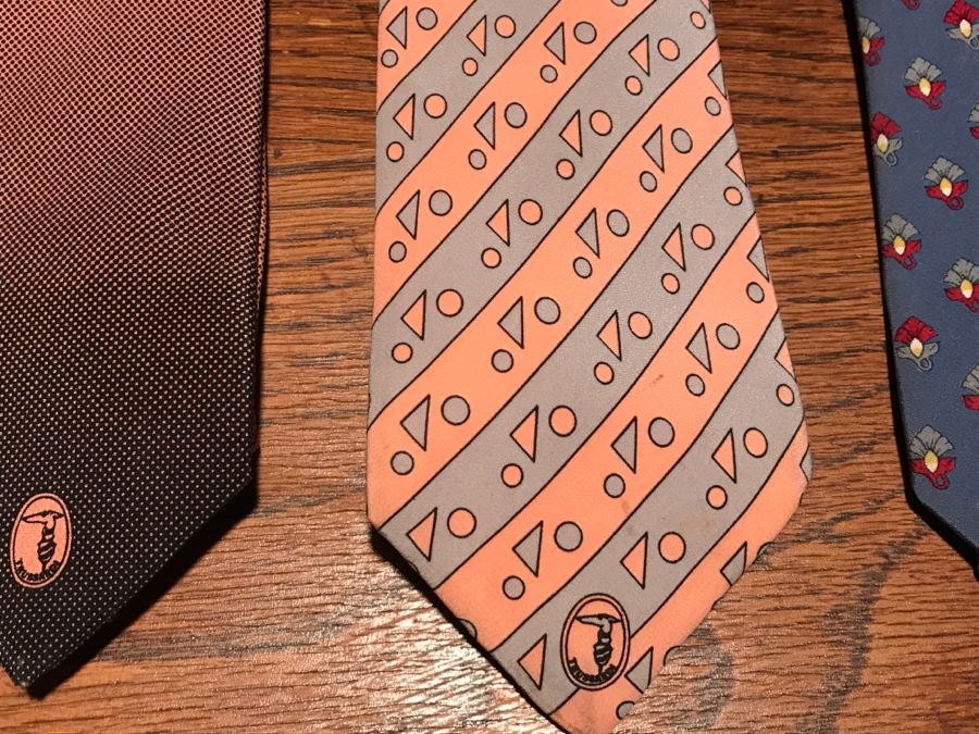 JUST ADDED - Collection Of Men's Designer Silk Ties By Hardy Amies, Valentino, Trussardi And More [Photo 13]