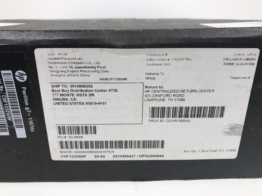 HP Laptop Computer Pavilion G7-1167DX Notebook PC Like New With Box Used Once [Photo 5]