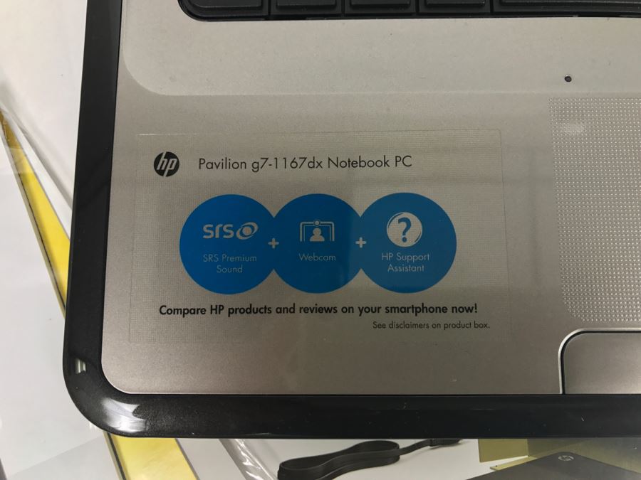 HP Laptop Computer Pavilion G7-1167DX Notebook PC Like New With Box Used Once [Photo 8]