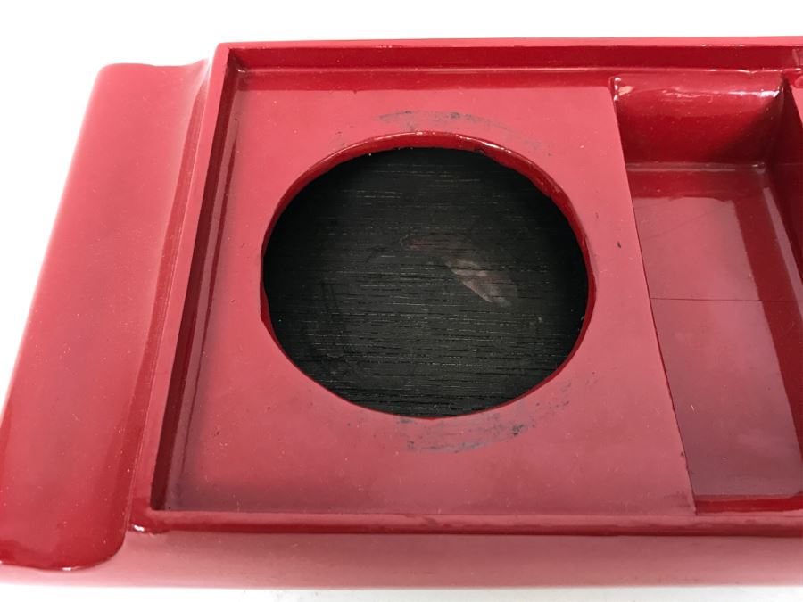 Chinese Red Lacquer Lidded Box With Mother Of Pearl Inlay [Photo 10]