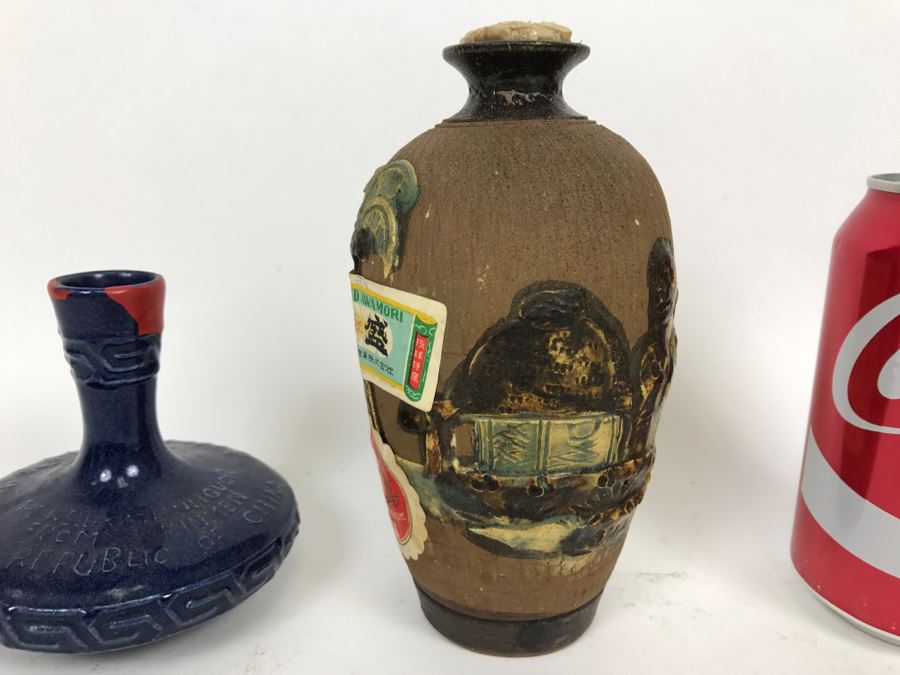 Pair Of Vintage Chinese Liquor Decanters [Photo 6]