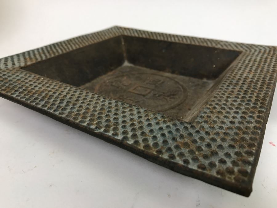 Pair Of Asian Metal Bowls [Photo 11]