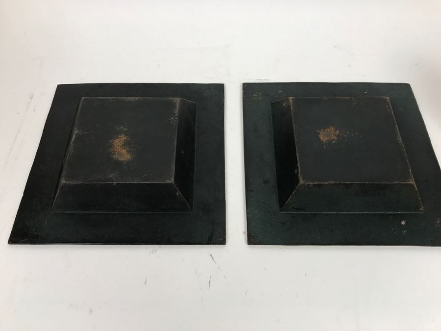 Pair Of Asian Metal Bowls [Photo 13]