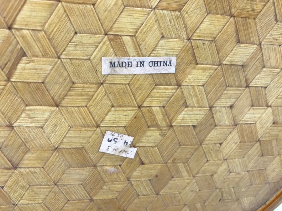 Pair Of Chinese Woven Trays [Photo 7]