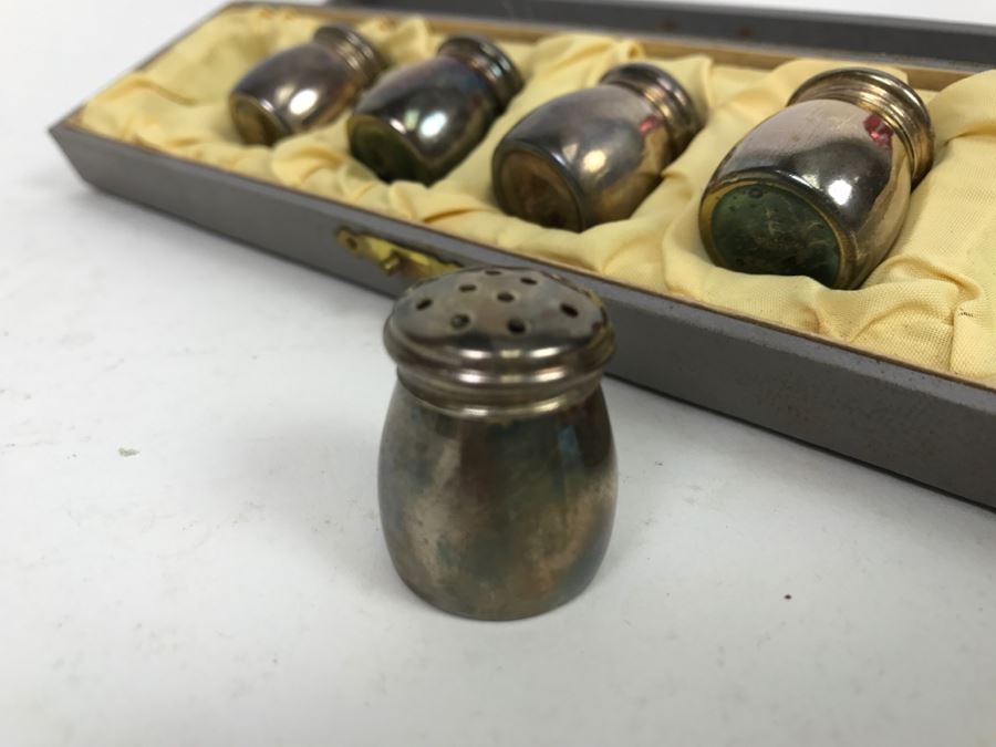 HIRATA & Co. Vintage Sterling Silver 950 Japanese Salt Shakers With HIRATO & Co Box [Photo 7]