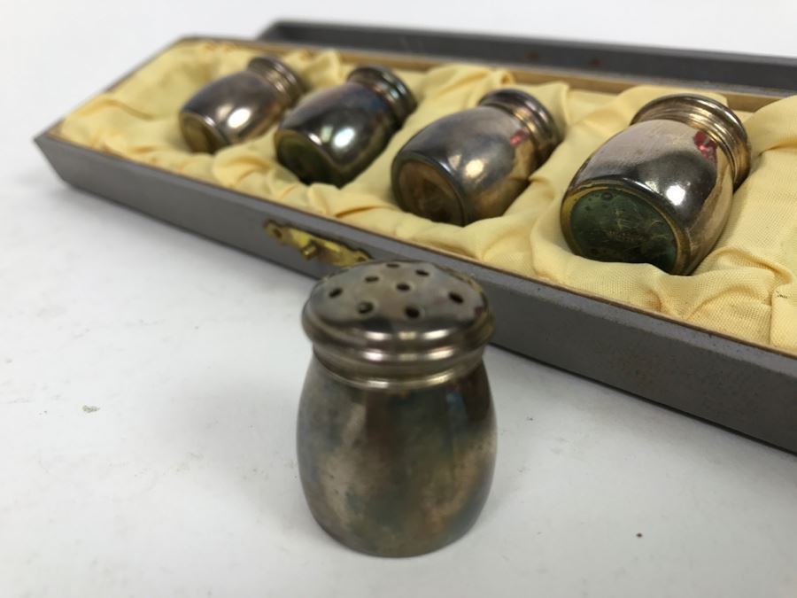 HIRATA & Co. Vintage Sterling Silver 950 Japanese Salt Shakers With HIRATO & Co Box [Photo 6]