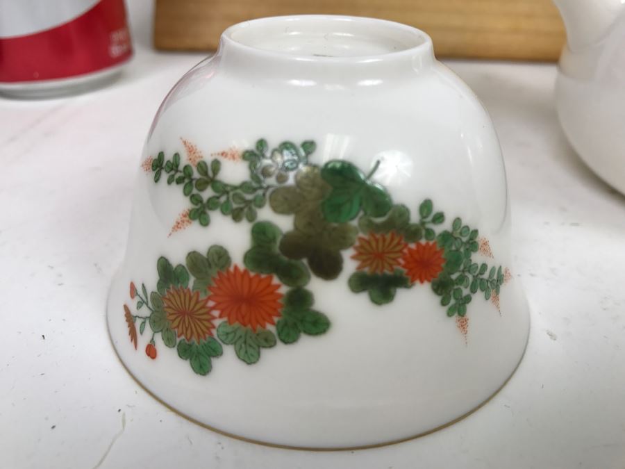 6-Piece Japanese China Tea Set In Original Wooden Box [Photo 8]