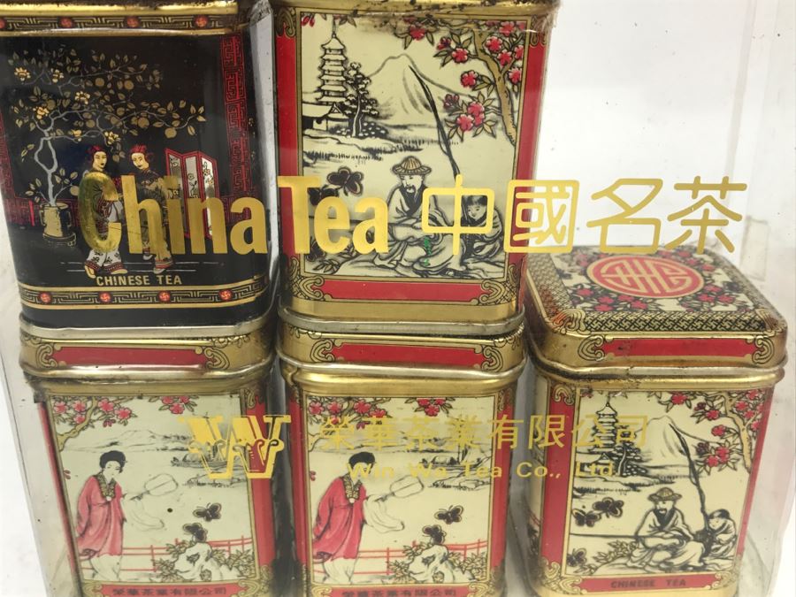 Set Of China Tea Tins Empty [Photo 3]