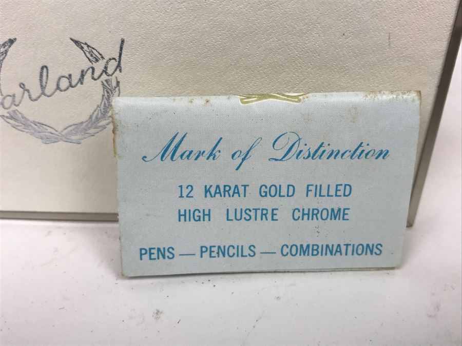 Garland Twist Pen No. 35 Chrome 12K Gold Filled With Box [Photo 4]