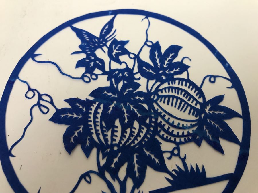 Set Of 3 Asian Paper Cut Artwork Pieces [Photo 11]