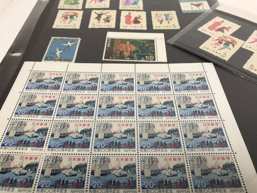 Collection Of Mint Japanese Stamps [Photo 15]