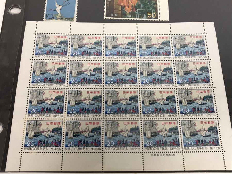 Collection Of Mint Japanese Stamps [Photo 11]