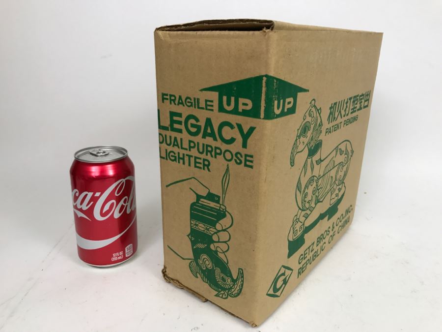 VERY COOL - Dual Purpose Lighter With Teak Cigarette Holder Chinese Reproduction Of A Warring States Dynasty Container Getz Bros By Legacy Line With Original Box [Photo 4]