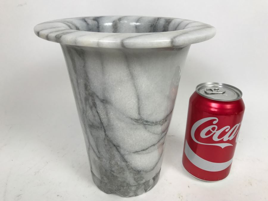 Large Polished Marble Vase