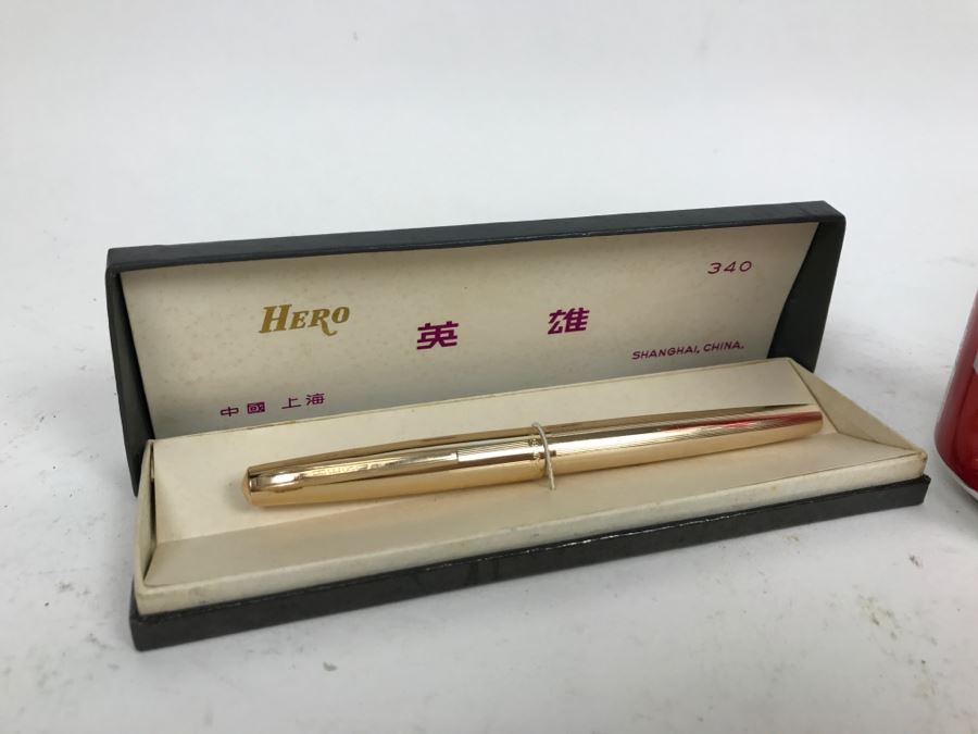 Shanghai China HERO 340 Fountain Pen In Box [Photo 5]