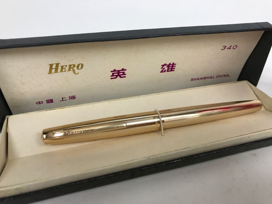 Shanghai China HERO 340 Fountain Pen In Box [Photo 1]