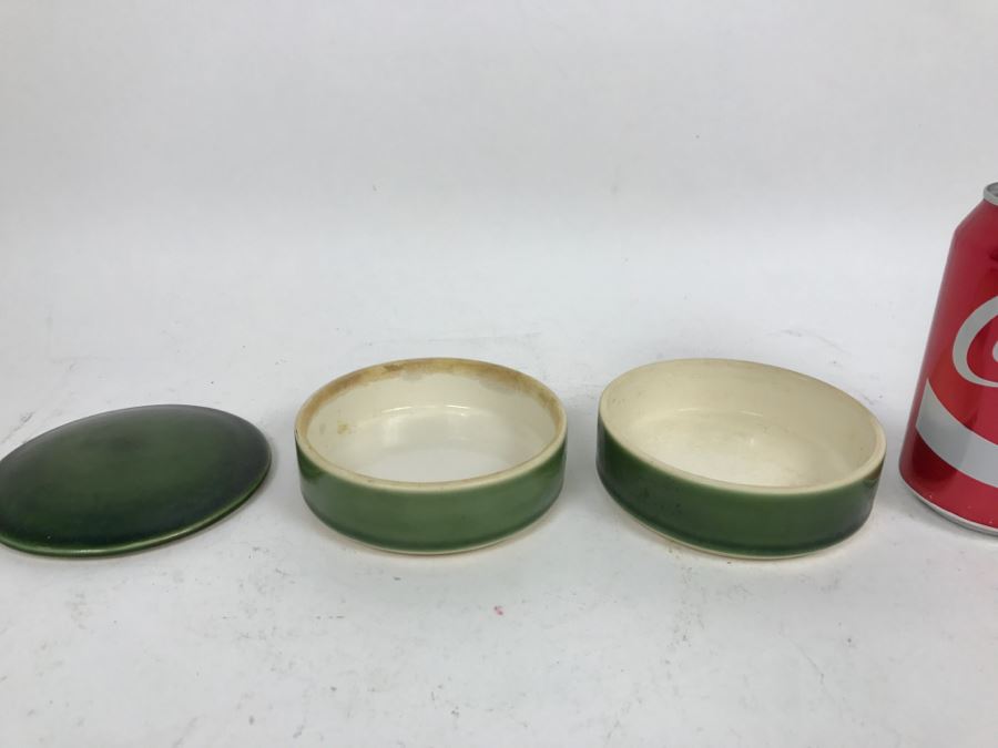 Japanese Green Glaze Stacking Boxes [Photo 2]