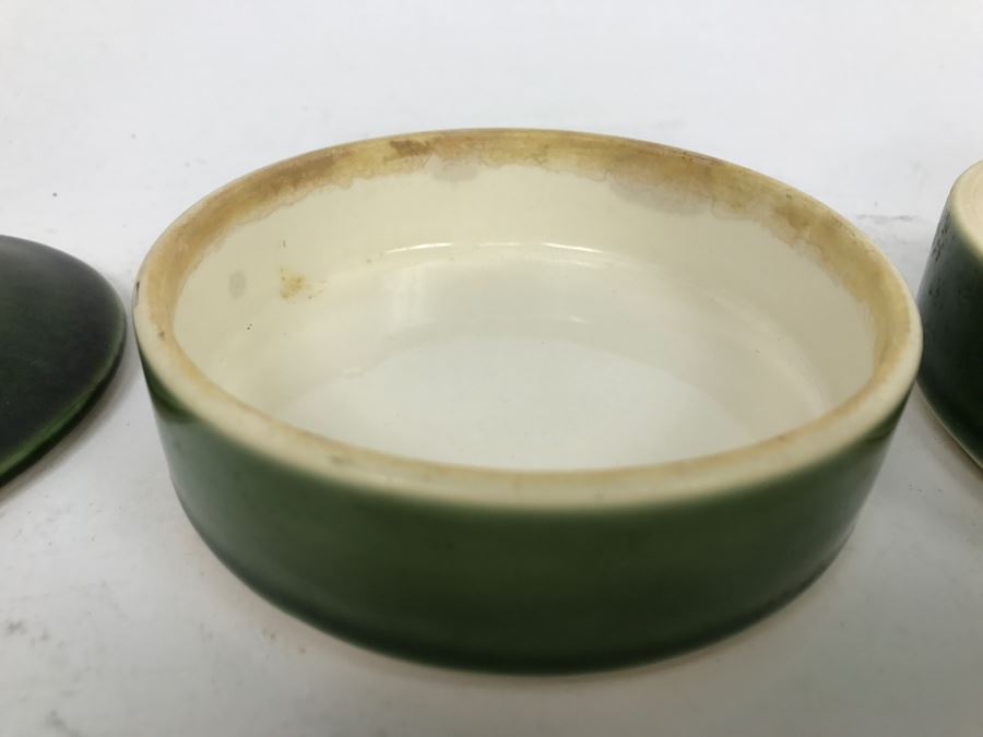 Japanese Green Glaze Stacking Boxes [Photo 3]