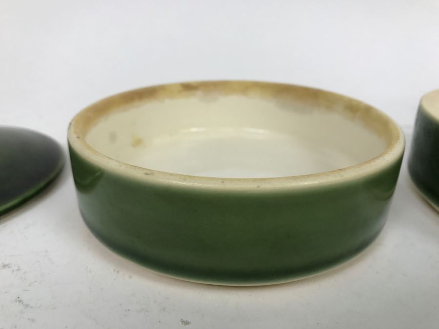 Japanese Green Glaze Stacking Boxes [Photo 4]