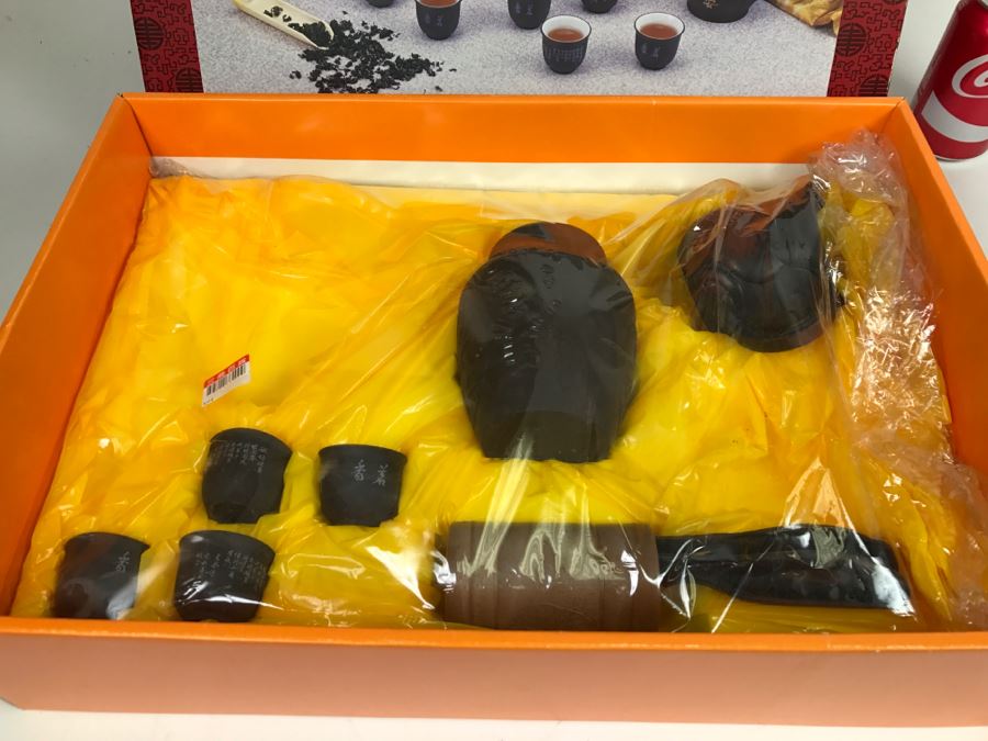 Asian Tea Set In Box Not Complete [Photo 4]