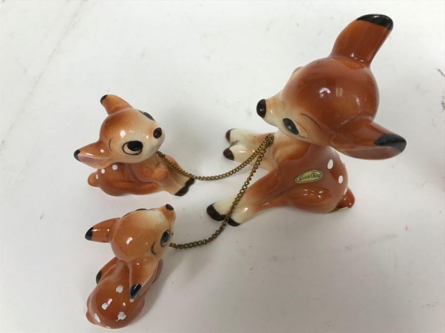 Walt Disney Productions Japanese Bambi Figurines Seven China [Photo 5]