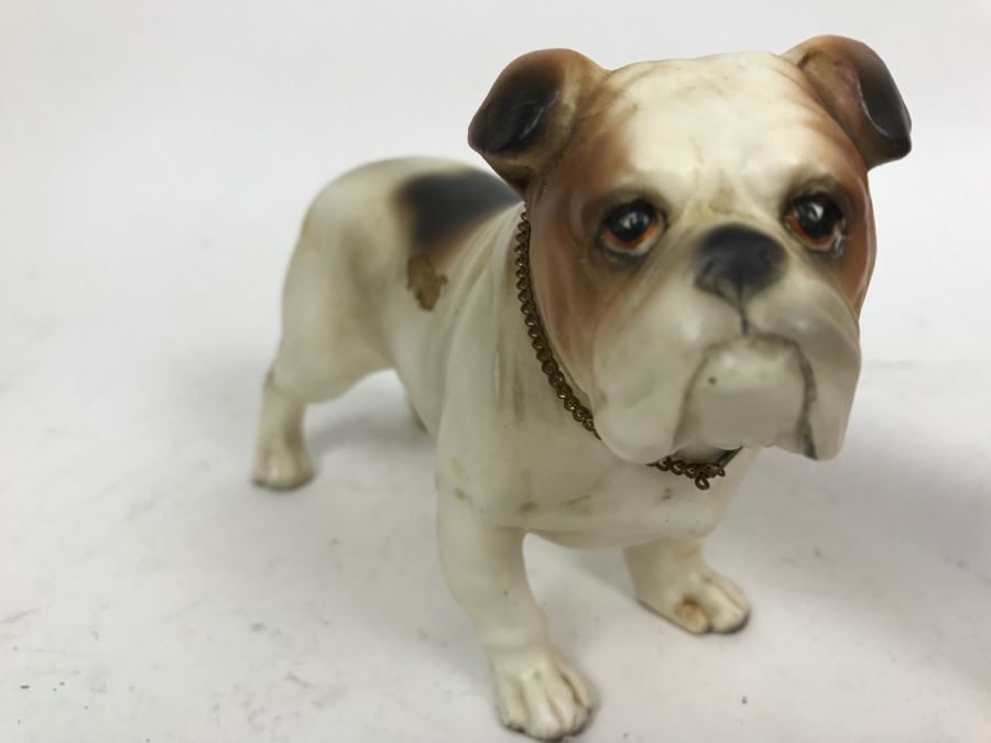 Hand Painted Bulldog Figurine Possibly Japanese Label Was Removed [Photo 3]