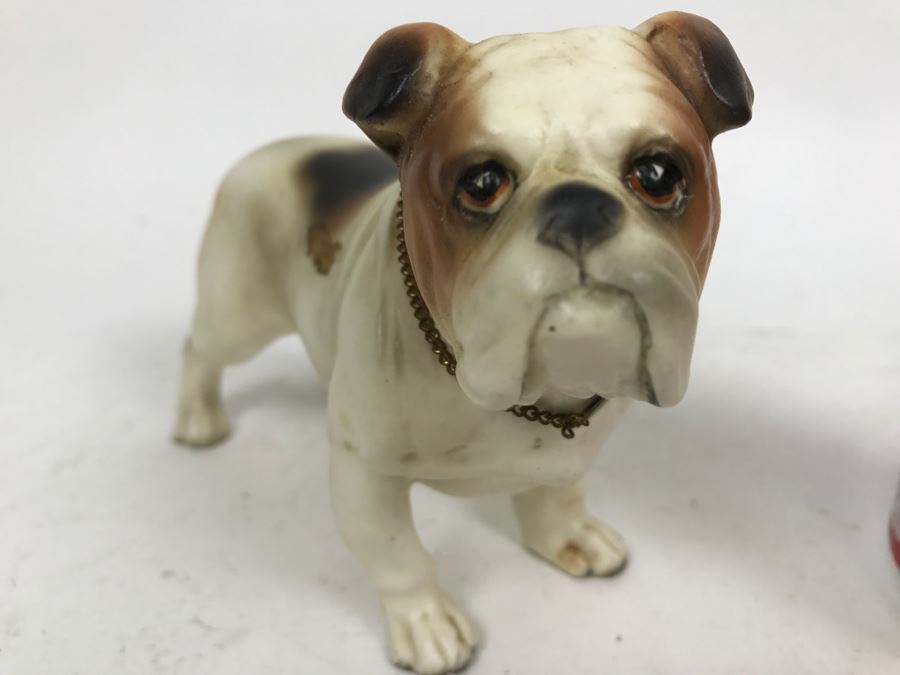 Hand Painted Bulldog Figurine Possibly Japanese Label Was Removed [Photo 4]