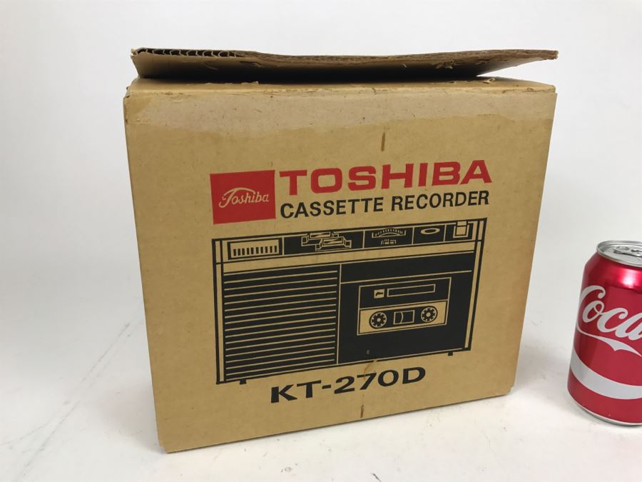 Toshiba Cassette Recorder KT-270D With Original Box And Cassette Tapes [Photo 1]