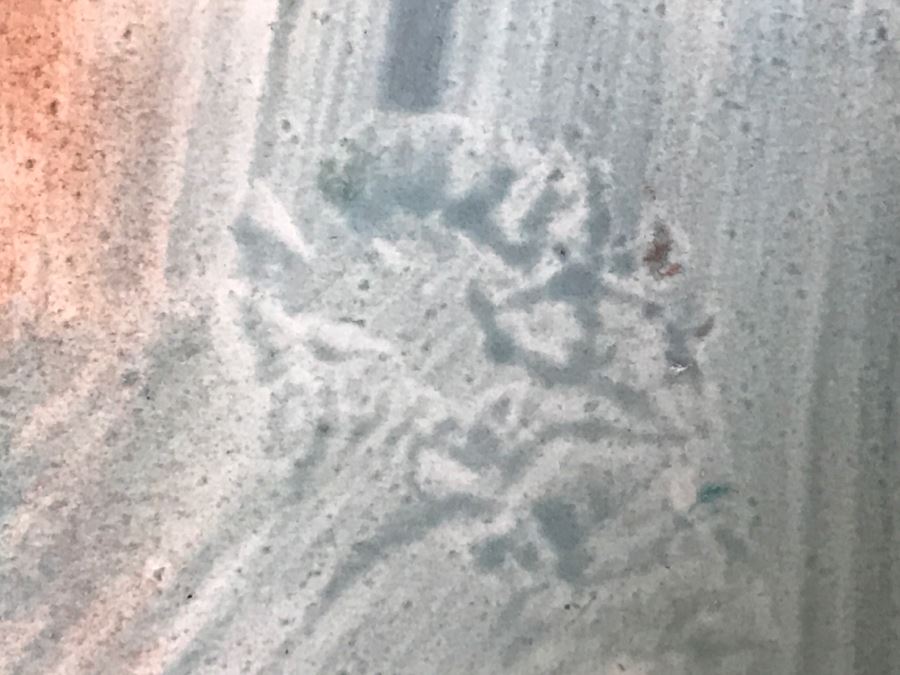 Vintage 1969 EARLY ORIGINAL Modernist Abstract Chinese Painting On Paper By John Way Aka Wei Letang (1921 - 2012) - 30' X 24' [Photo 15]