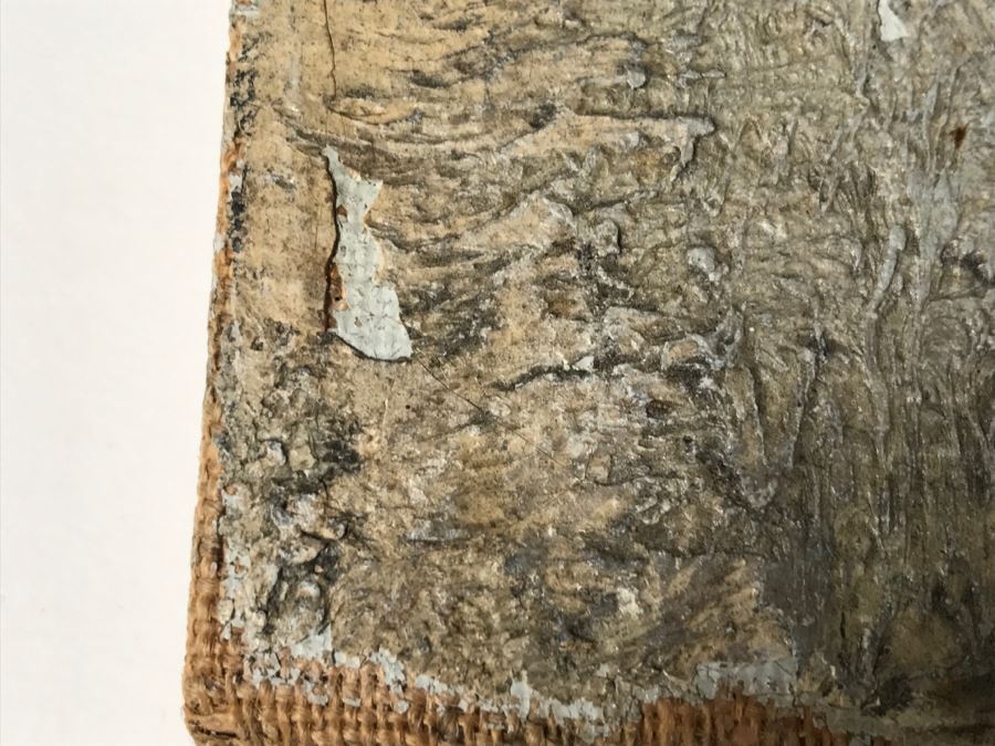 Vintage 1964 EARLY ORIGINAL Modernist Abstract Chinese Oil On Canvas Painting By John Way Aka Wei Letang (1921 - 2012) - 29' X 23' [Photo 7]