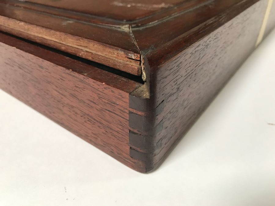 HUGE Collection Of 10 ORIGINAL Chinese Paintings In Embroidered Silk Album Stored Within A Rosewood Presentation Box - See All Photos [Photo 20]