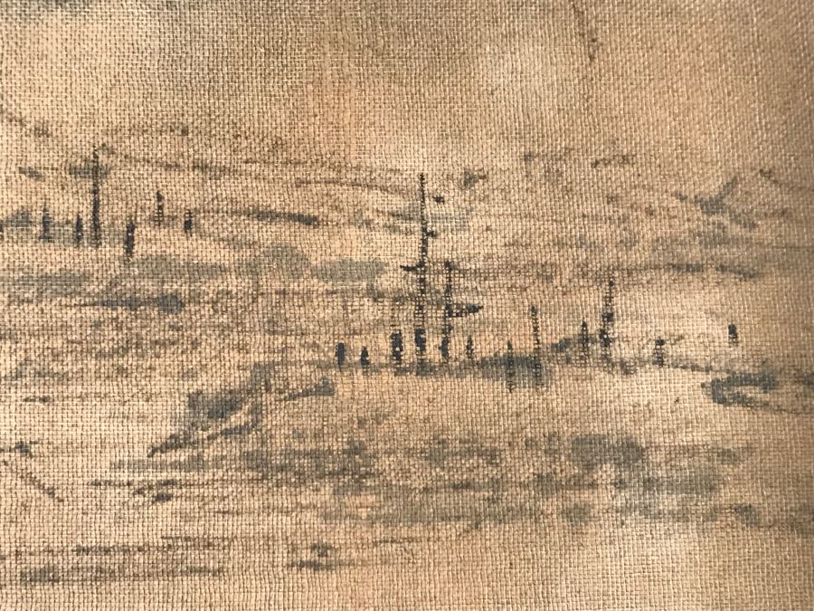 HUGE Collection Of 10 ORIGINAL Chinese Paintings In Embroidered Silk Album Stored Within A Rosewood Presentation Box - See All Photos [Photo 48]