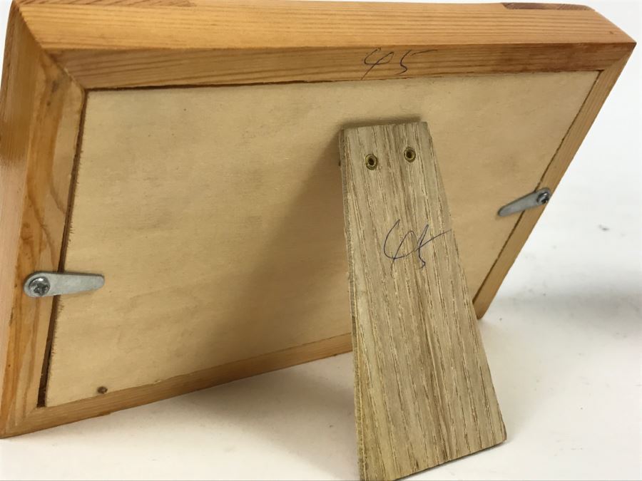 Signed Asian Artwork Of Pandas In Shadow Box Frame [Photo 11]