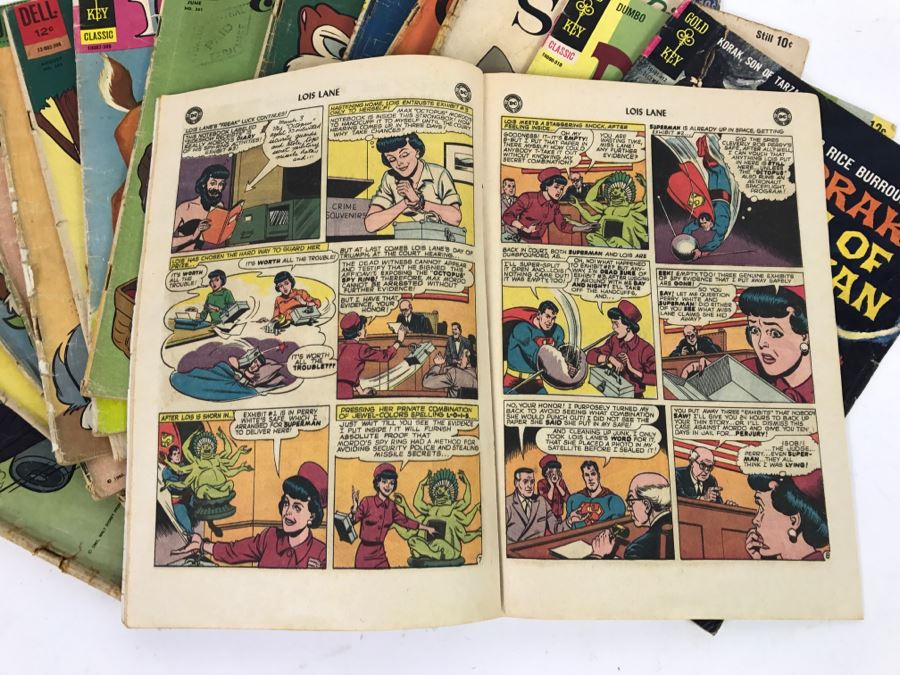 Collection Of Vintage Comic Books Walt Disney, Superman's Girl Friend Lois Lane [Photo 6]
