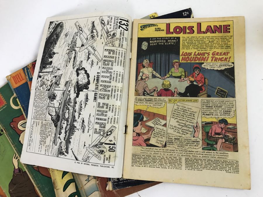 Collection Of Vintage Comic Books Walt Disney, Superman's Girl Friend Lois Lane [Photo 5]
